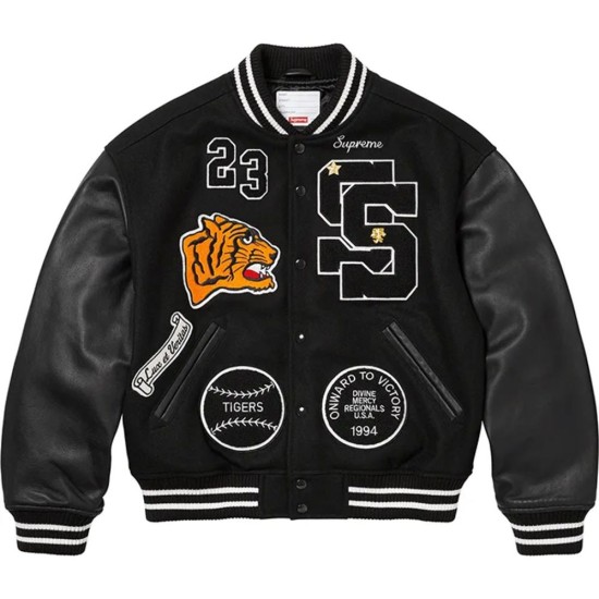 Supreme Tiger Wool Varsity Jacket