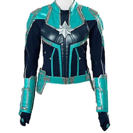 Team Captain Marvel Green Jacket