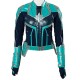 Team Captain Marvel Green Jacket