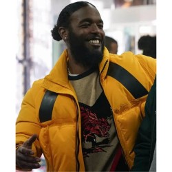 The Chi Trig Taylor (Luke James) Puffer Yellow Jacket The Chi Trig Taylor (Luke James) Puffer Yellow Jacket