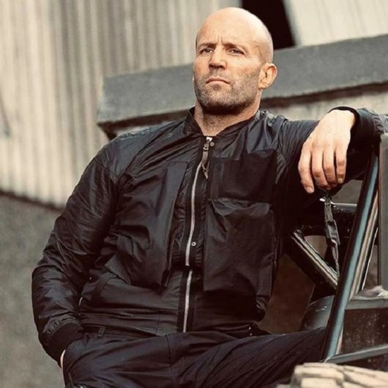 Hobbs & Shaw Jason Statham (Shaw) Black Jacket