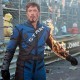 Iron Man 2 Tony Stark (Robert Downey) Biker Blue Leather Jacket