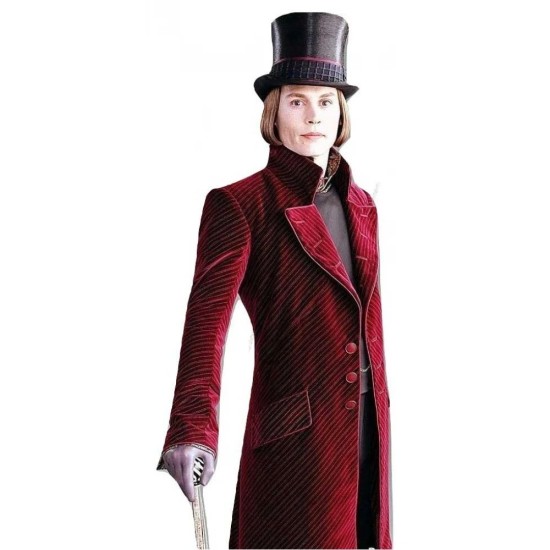 Charlie And The Chocolate Factory Johnny Depp (Willy Wonka) Coat