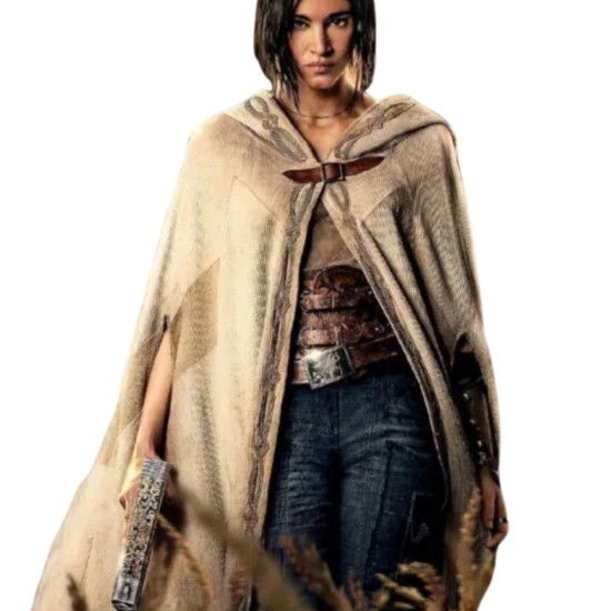 Rebel Moon Kora (Sofia Boutella) Hooded Cape Coat