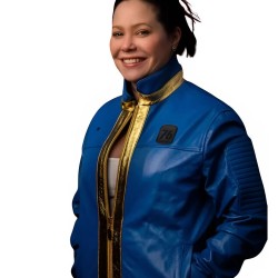 Fallout 76 Blue Leather Jacket Fallout 76 Blue Leather Jacket
