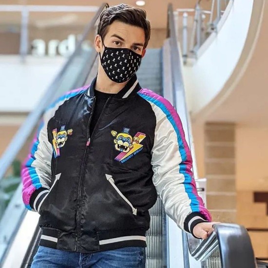 Five Nights At Freddy's Breach Multicolor Jacket For Men