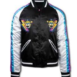Five Nights At Freddy's Breach Multicolor Jacket For Men Five Nights At Freddy's Breach Multicolor Jacket For Men