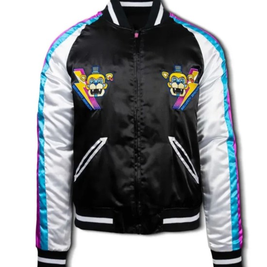 Five Nights At Freddy's Breach Multicolor Jacket For Men