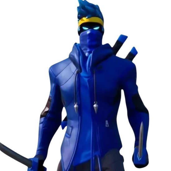 Gaming Fortnite Ninja Blue Jacket