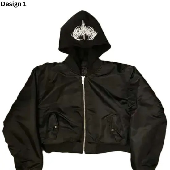 Narcissist Black Bomber Jacket