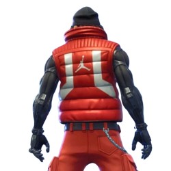 Red Fortnite Grind Puffer Vest Red Fortnite Grind Puffer Vest