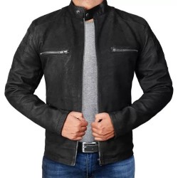 Men’s Slim Fit Racer Jacket Men’s Slim Fit Racer Jacket