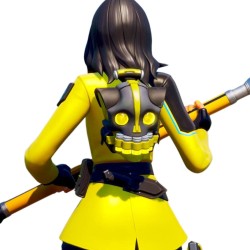 Women's Fortnite Yellow Leather Jacket Women's Fortnite Yellow Leather Jacket