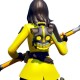 Women's Fortnite Yellow Leather Jacket