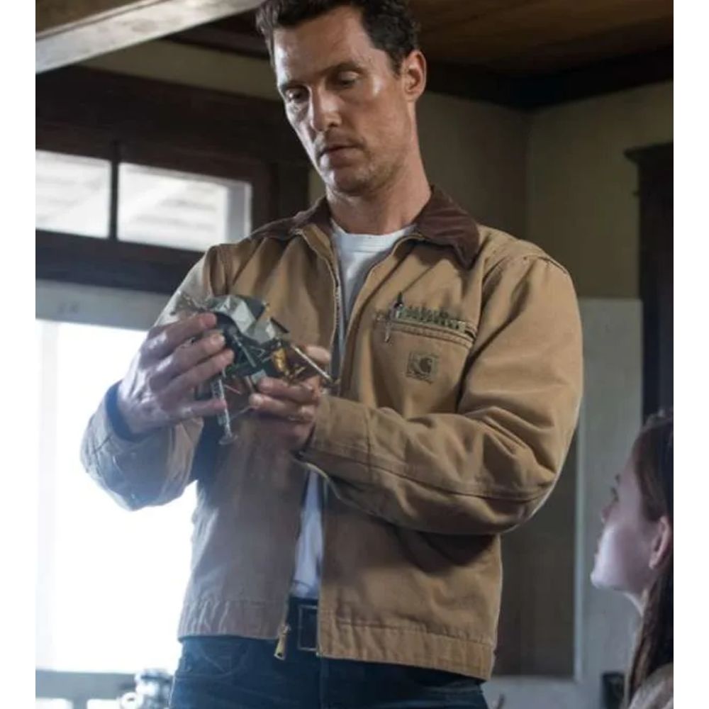 Interstellar Matthew McConaughey Jacket Cooper Cotton Jacket