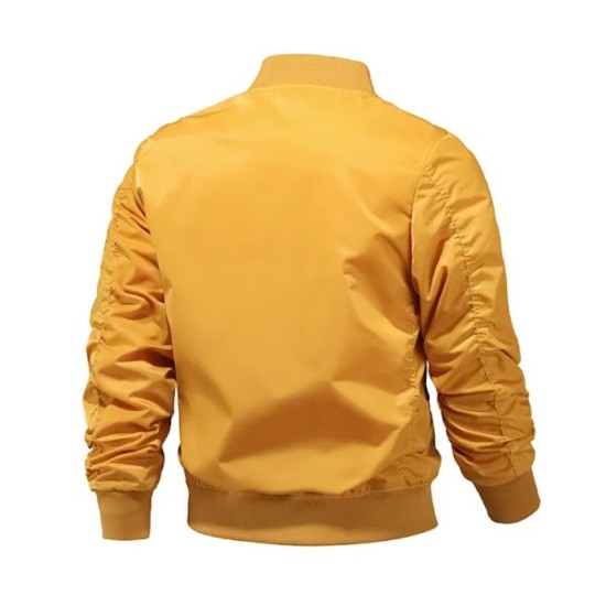 Men's Yellow Flight Jacket