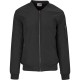 Mens Plain Black Bomber Jacket