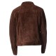 Men’s Classic Dark Brown Suede Jacket