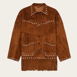 Men’s Fringes Cowboy Suede Jacket  Men’s Fringes Cowboy Suede Jacket