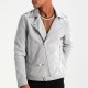 Mens Classic Suede Leather Jacket