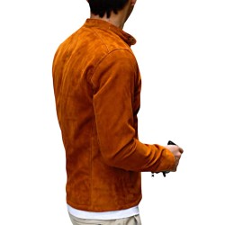 Men's Classic Tan Suede Jacket Men's Classic Tan Suede Jacket