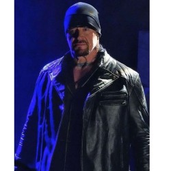 WWE RAW Monday Night Undertaker Black Leather Jacket WWE RAW Monday Night Undertaker Black Leather Jacket