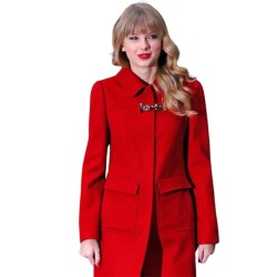 Taylor Swift Red Wool Coat Taylor Swift Red Wool Coat