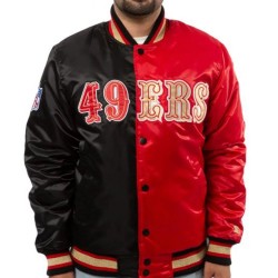 49ers San Francisco Red and Black Jacket 49ers San Francisco Red and Black Jacket