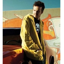 Breaking Bad Aaron Paul (Jesse Pinkman) Yellow Hoodie Breaking Bad Aaron Paul (Jesse Pinkman) Yellow Hoodie