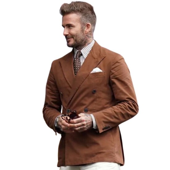 David Beckham Wimbledon Brown Blazer