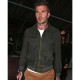 David Beckham Green Suede Leather Jacket