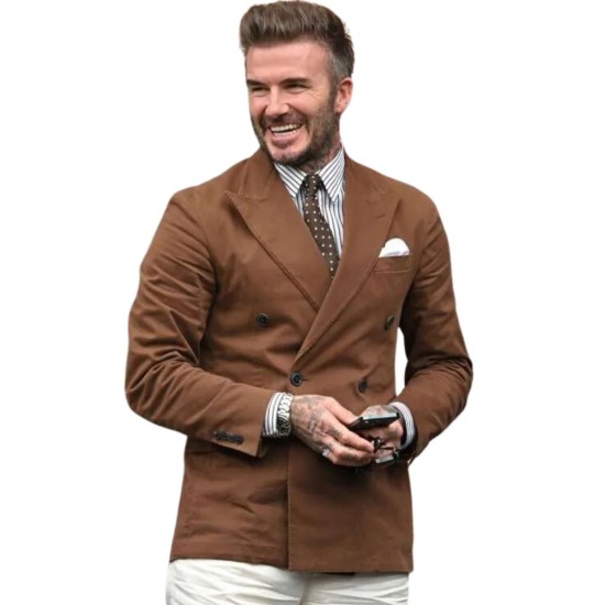 David Beckham Wimbledon Brown Blazer