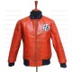 Dragon Ball Z Super Saiyan Guko Orange Leather Jacket