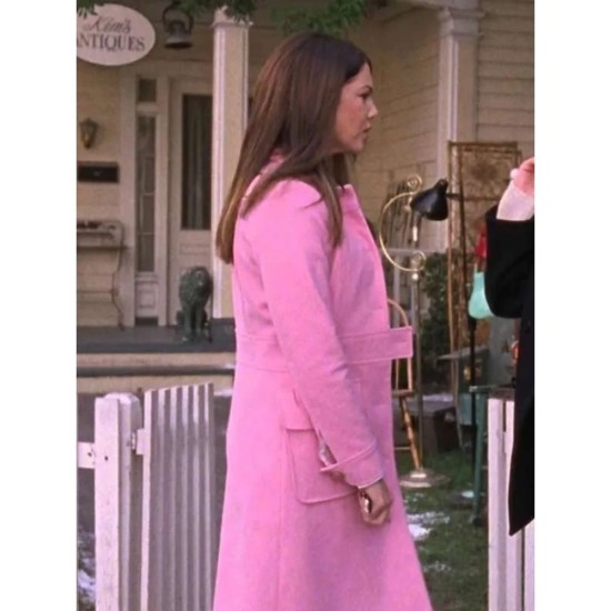 Gilmore Girls S04 Lauren Graham Lorelai Gilmore Pink Coat