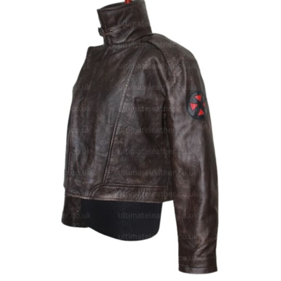 X Men Rogue Brown Leather Jacket