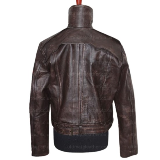 X Men Rogue Brown Leather Jacket