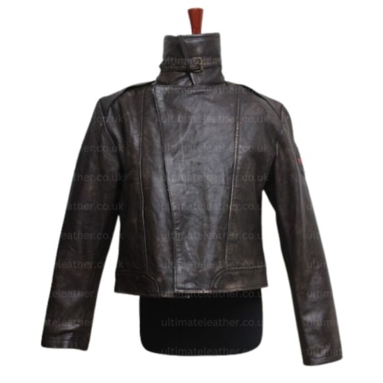 X Men Rogue Brown Leather Jacket