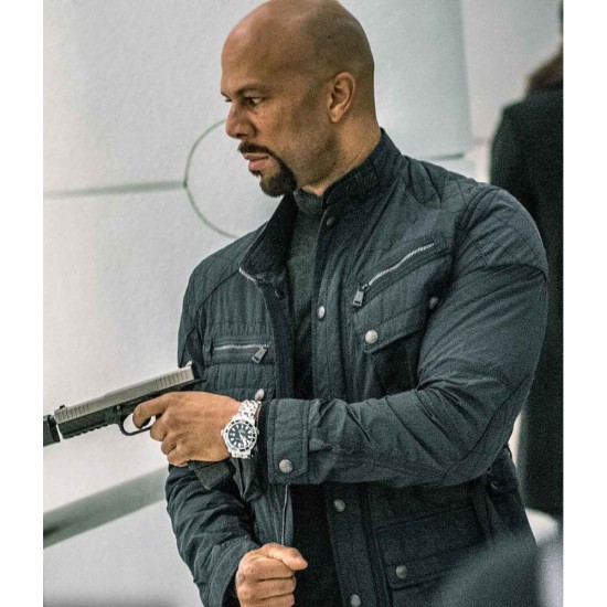 John Wick 2 Cassian (Common) Blue Cotton Jacket