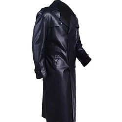 Men's Lambskin Leather Trench Coat Men's Lambskin Leather Trench Coat