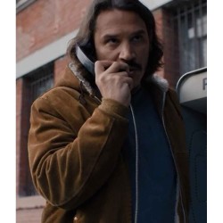 Snowfall Gustavo El Oso' Zapat (Sergio Peris-Mencheta) Brown Jacket