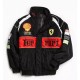 F1 Ferrari Black Bomber Jacket