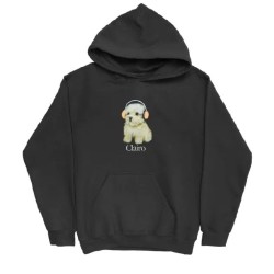 Clairo Dog Black Hoodie Clairo Dog Black Hoodie