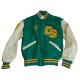 Men's Vintage 1984 Cal State Poly Green Varsity Letterman Jacket