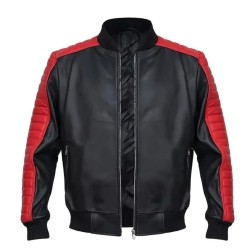 Miami Vice Stunt Team Ryan Gosling Black Leather Jacket