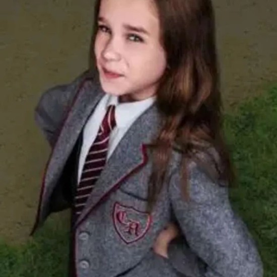 Matilda 2022 Matilda Wormwood (Alisha Weir) Grey Blazer