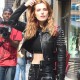 Bella Thorne Black Studded Jacket