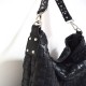 Beth Dutton Black Studded Leather Handbag