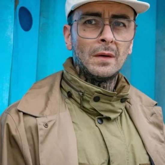 Brassic Season 5 Joe Gilgun (Vinnie) Green Jacket