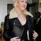 Ellie Goulding Fur Leather Jacket 