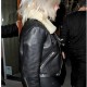 Ellie Goulding Fur Leather Jacket 